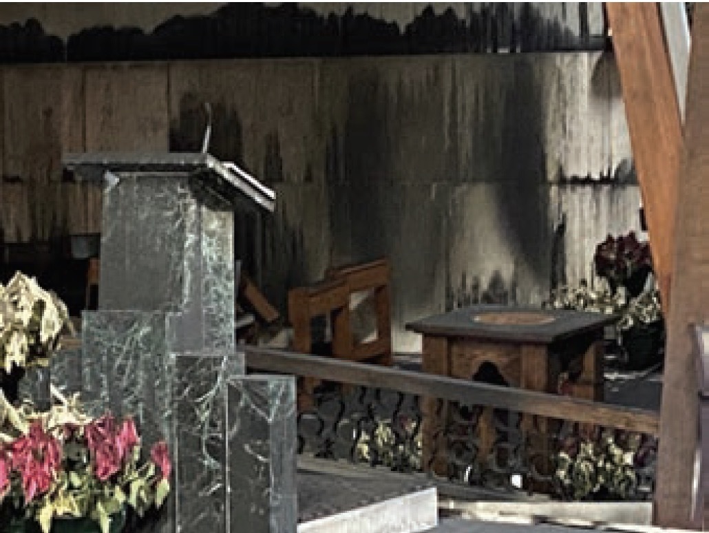 St. Patrick Church fire