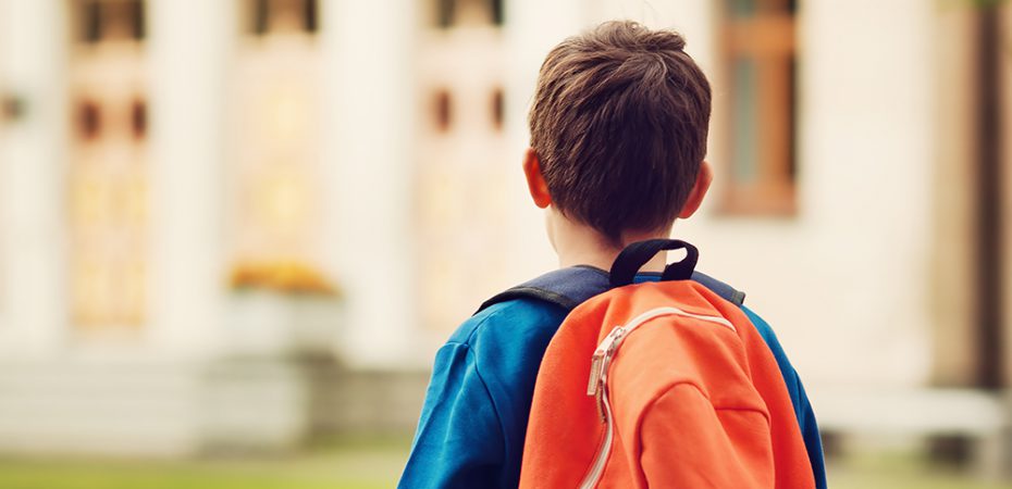 boy at school