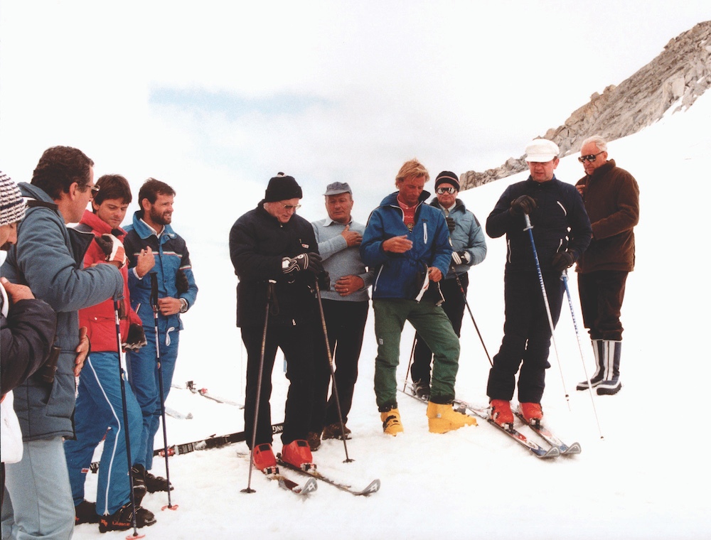 Pope John Paul II prays