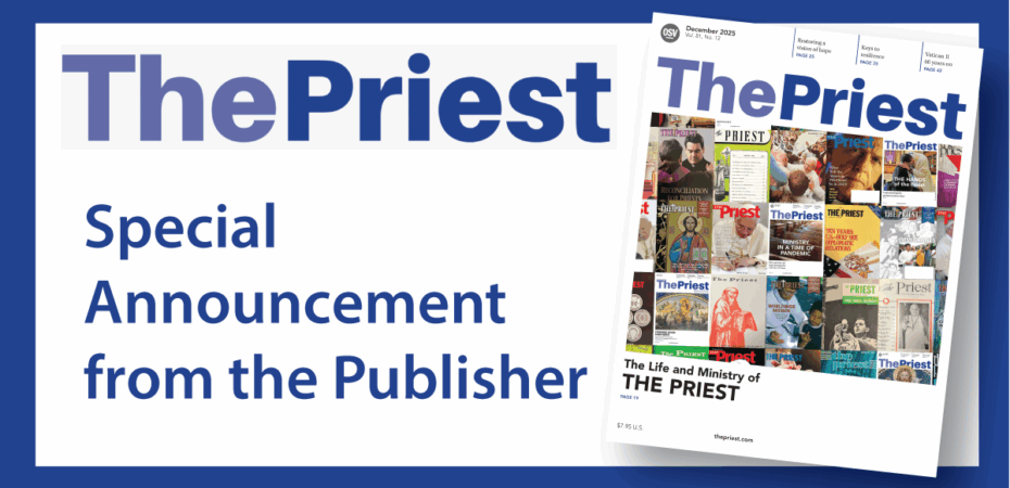 A letter from the Publisher